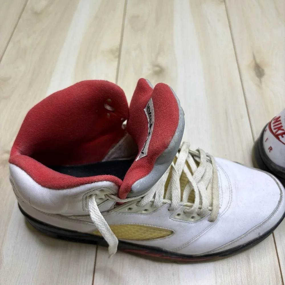 Air Jordan 5 Retro Fire Red Silver Tongue 2020 Size US Mens 10.5